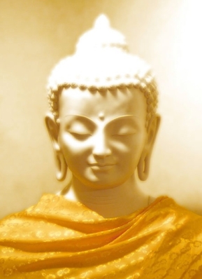 Golden Buddha in Light